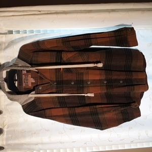 Mens Quiksilver hooded shirt(heavy/warm)